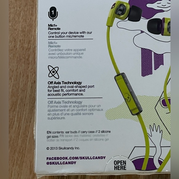 Skullcandy Earbuds with Mic and Off-Axis Technology - Picture 4 of 4